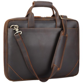 Men's Leather Slim Briefcase two