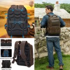 Men's Vintage Brown Travel Backpack