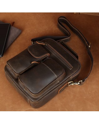 Small Leather Messenger Bag
