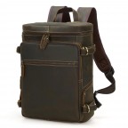Vintage Full Grain Leather Men's Backpack