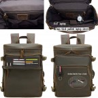 Vintage Full Grain Leather Men's Backpack