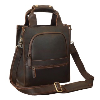 Vintage Leather Crossbody Bag