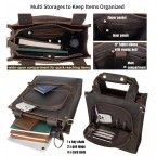 Vintage Leather Crossbody Bag