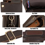 Vintage Leather Crossbody Bag