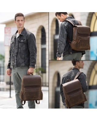 Vintage full-grain leather