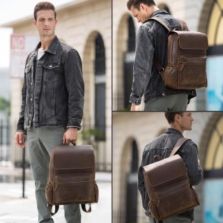 Vintage full-grain leather